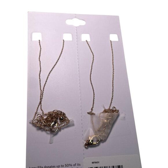 Ivory Ella Yin & Yang Necklace Set - Picture 3 of 4